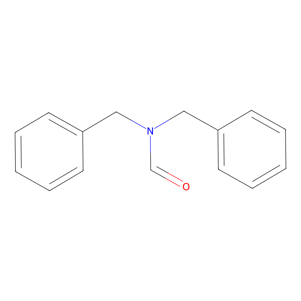 n,n-Dibenzylformamide molecular structure, CAS 5464-77-7