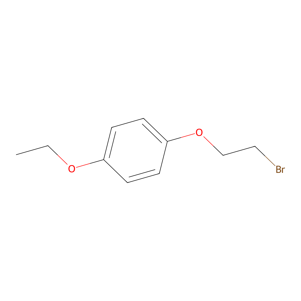1-(2-Bromoethoxy)-4-ethoxybenzene molecular structure, CAS 54646-18-3