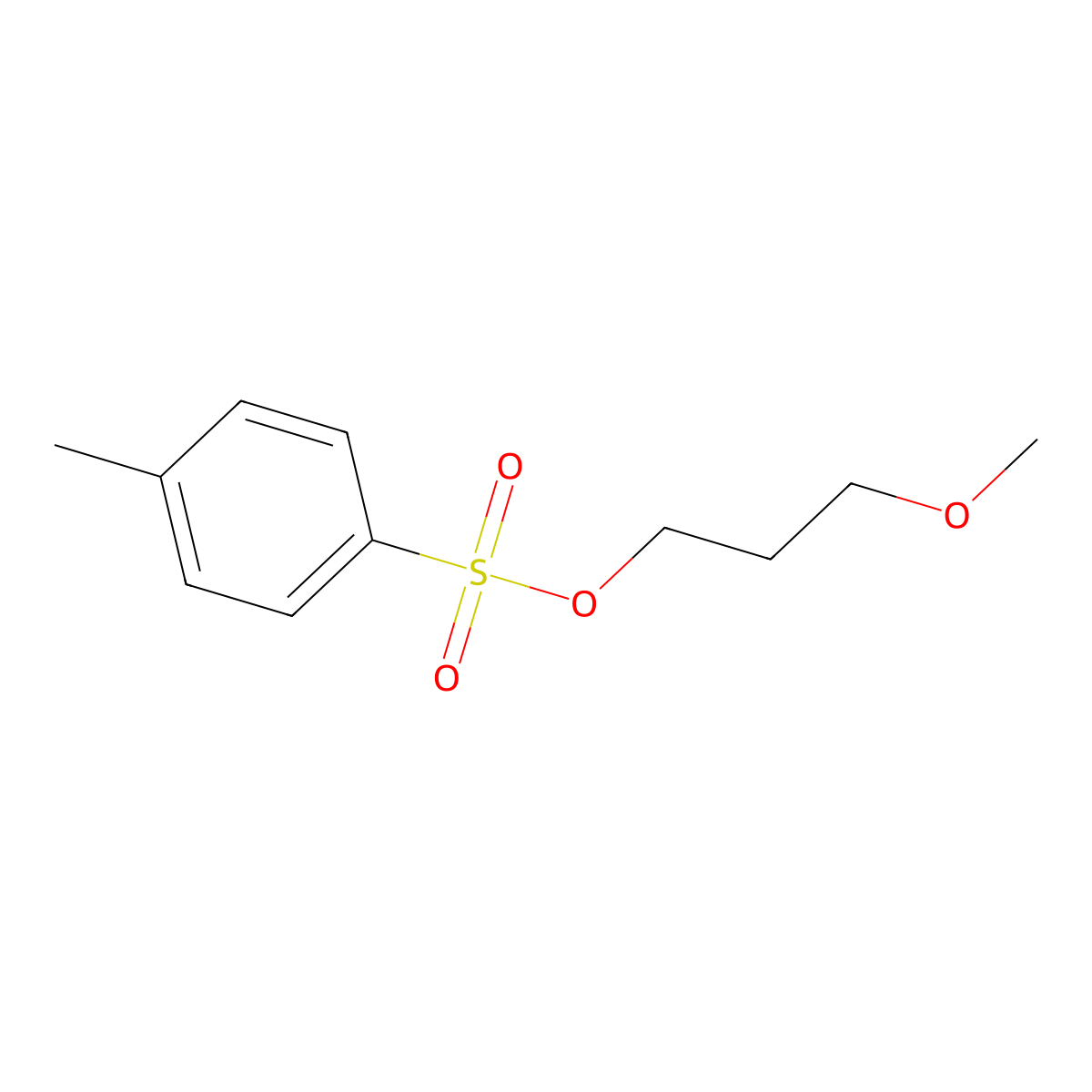 3-Methoxypropyl 4-methylbenzenesulfonate molecular structure, CAS 54646-36-5
