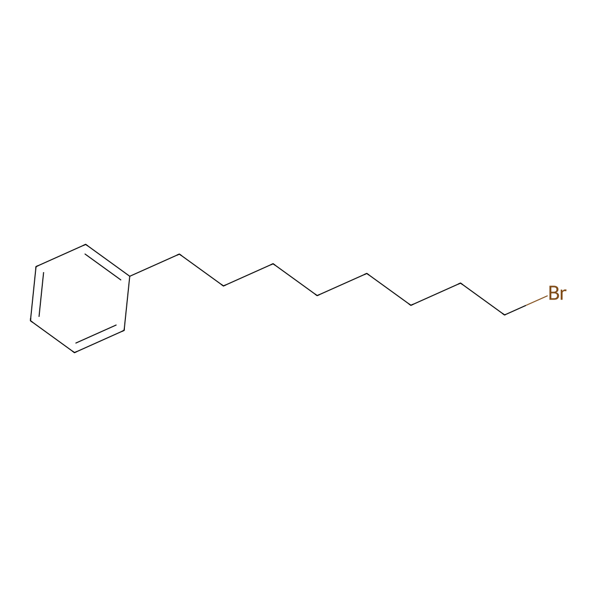 (8-Bromooctyl)benzene molecular structure, CAS 54646-75-2