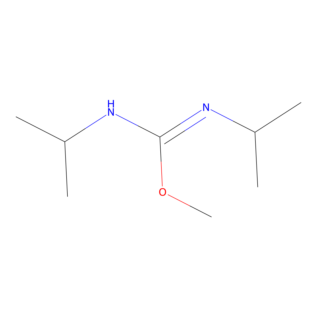 O-methyl-N,N'-diisopropylisourea molecular structure, CAS 54648-79-2