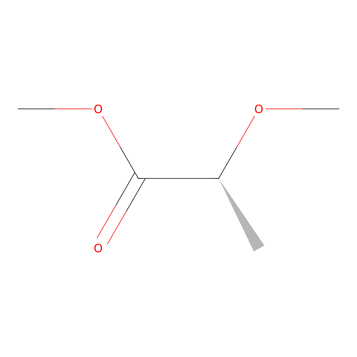 methyl (2R)-2-methoxypropanoate molecular structure, CAS 54656-63-2