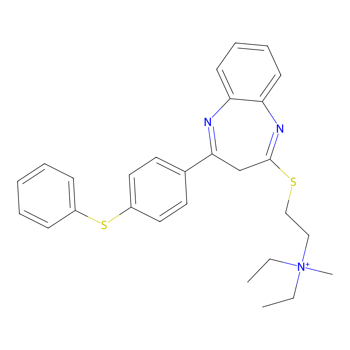 Tibezonium molecular structure, CAS 54663-44-4