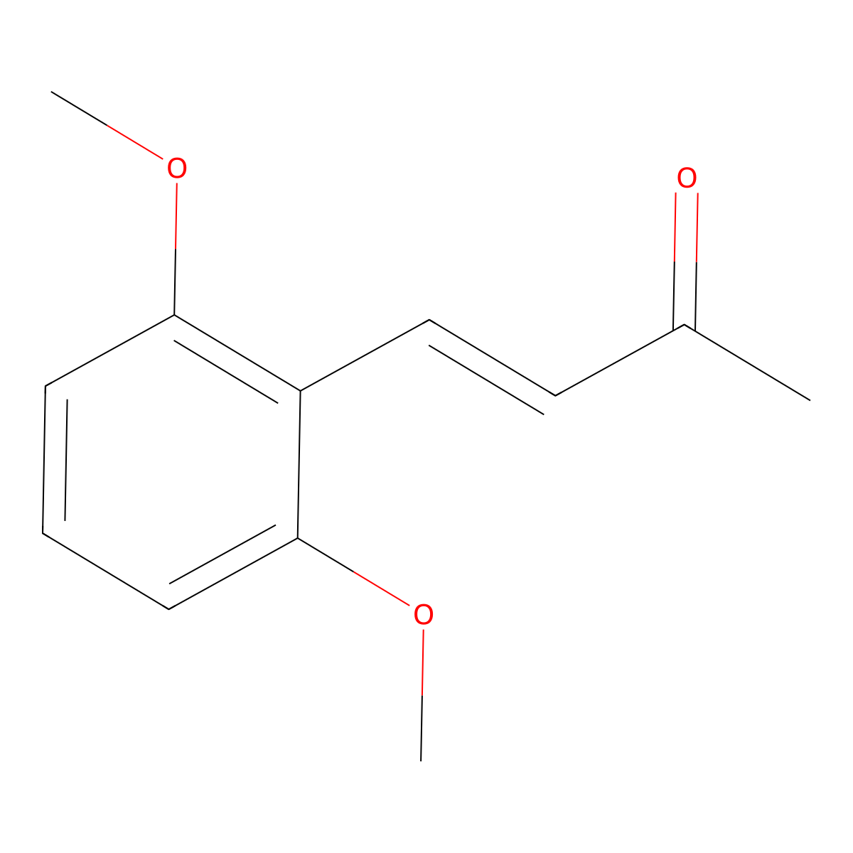 4-(2,6-Dimethoxyphenyl)but-3-en-2-one molecular structure, CAS 54669-40-8