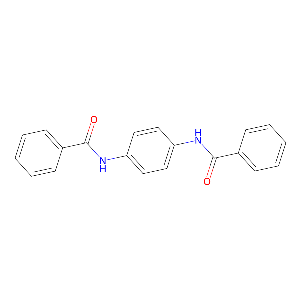 N-(4-(Benzoylamino)phenyl)benzamide molecular structure, CAS 5467-04-9