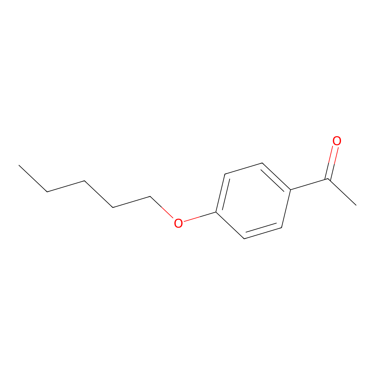 p-(Pentyloxy)acetophenone molecular structure, CAS 5467-56-1