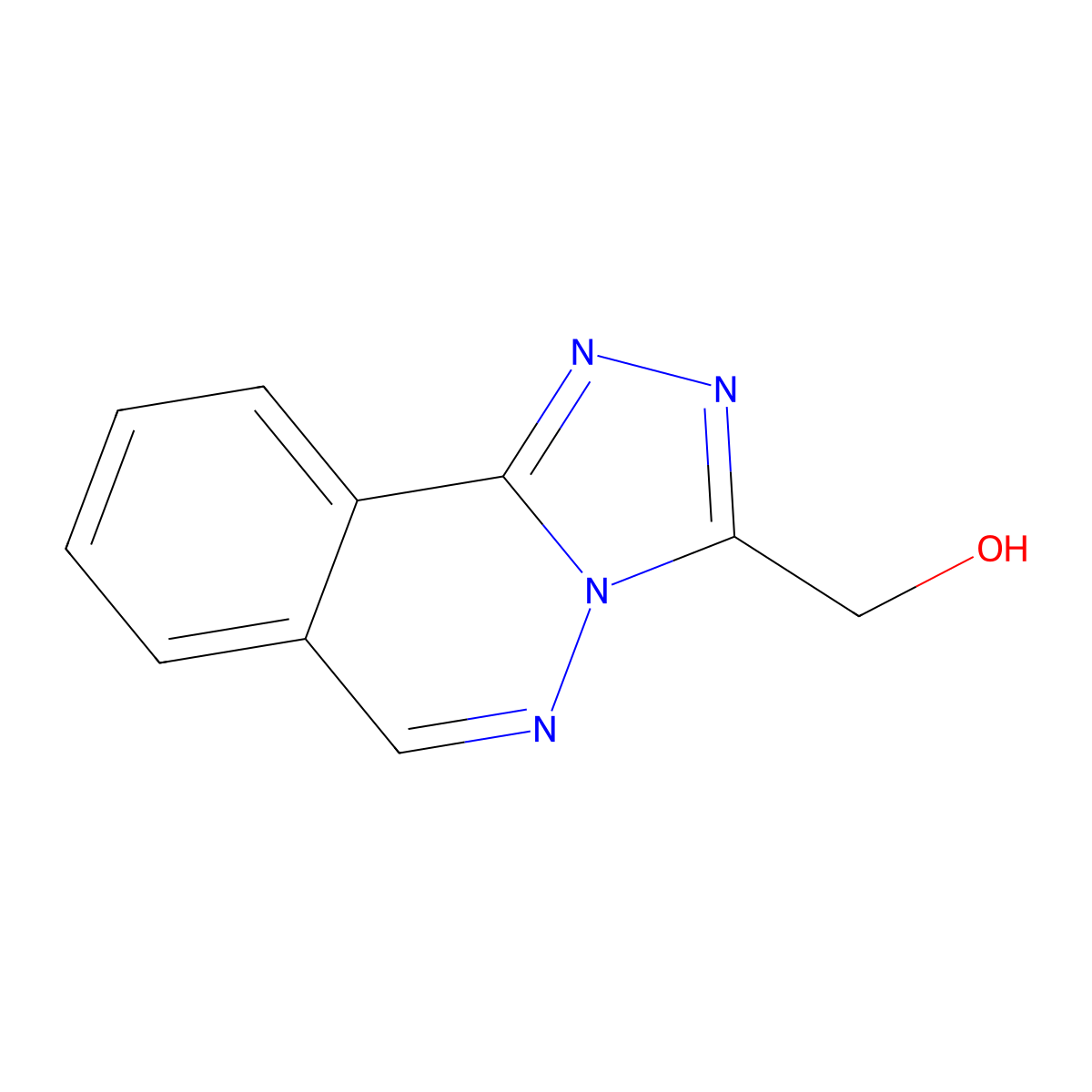 3-Hydroxymethyltriazolophthalazine molecular structure, CAS 54687-66-0