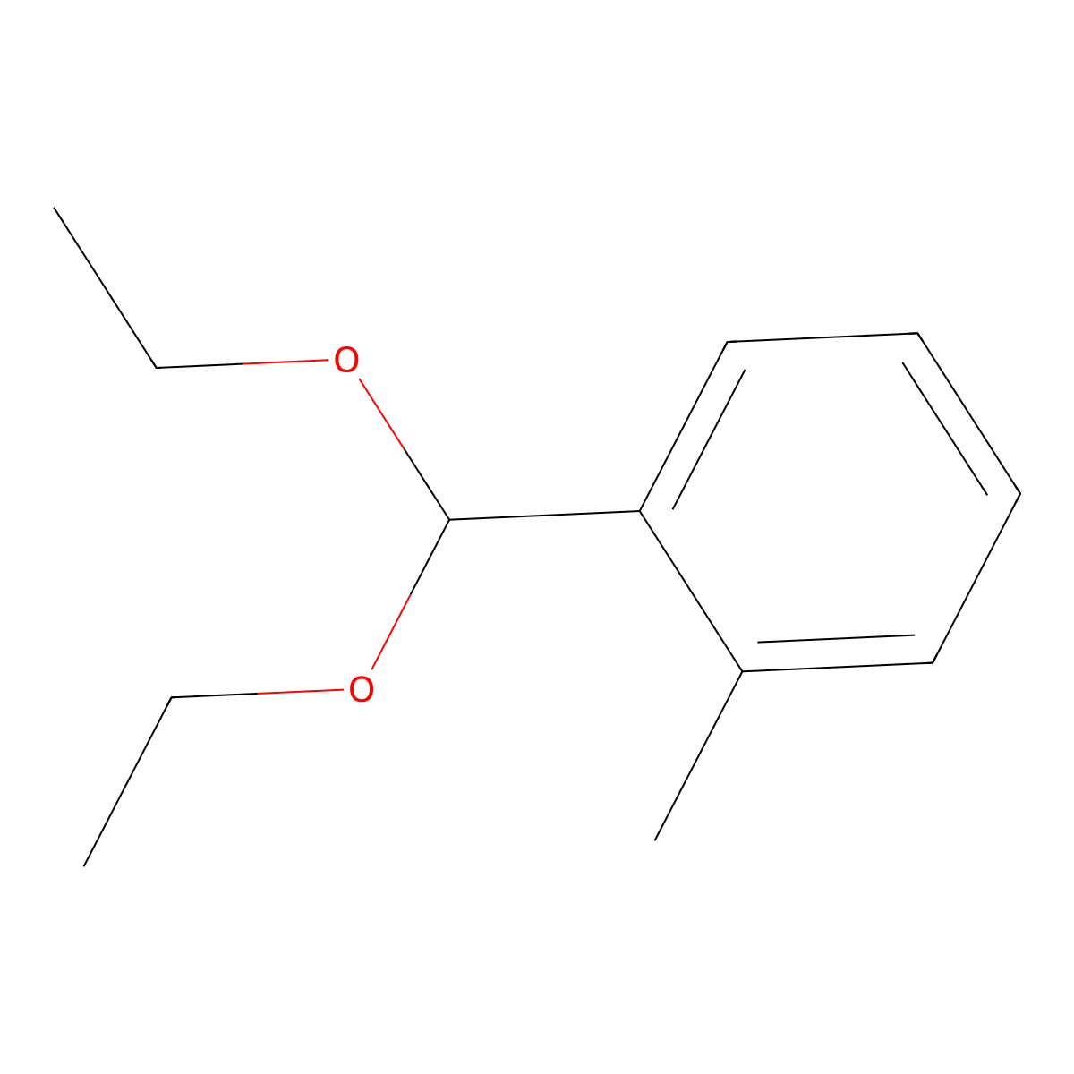 1-(Diethoxymethyl)-2-methylbenzene molecular structure, CAS 5469-00-1