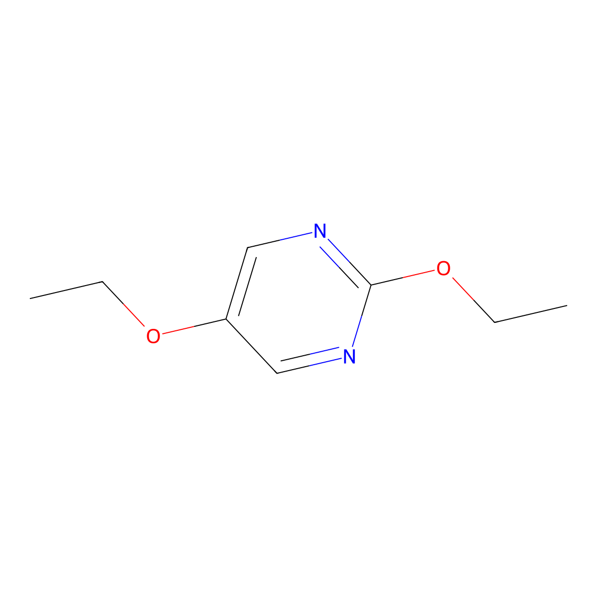 2,5-Diethoxypyrimidine molecular structure, CAS 5469-18-1