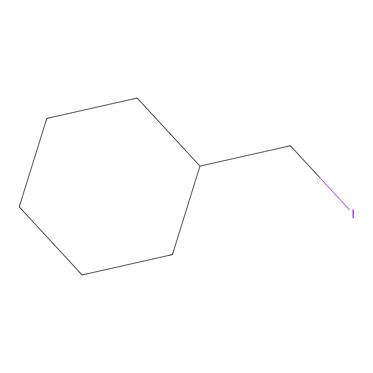 (Iodomethyl)cyclohexane molecular structure, CAS 5469-33-0
