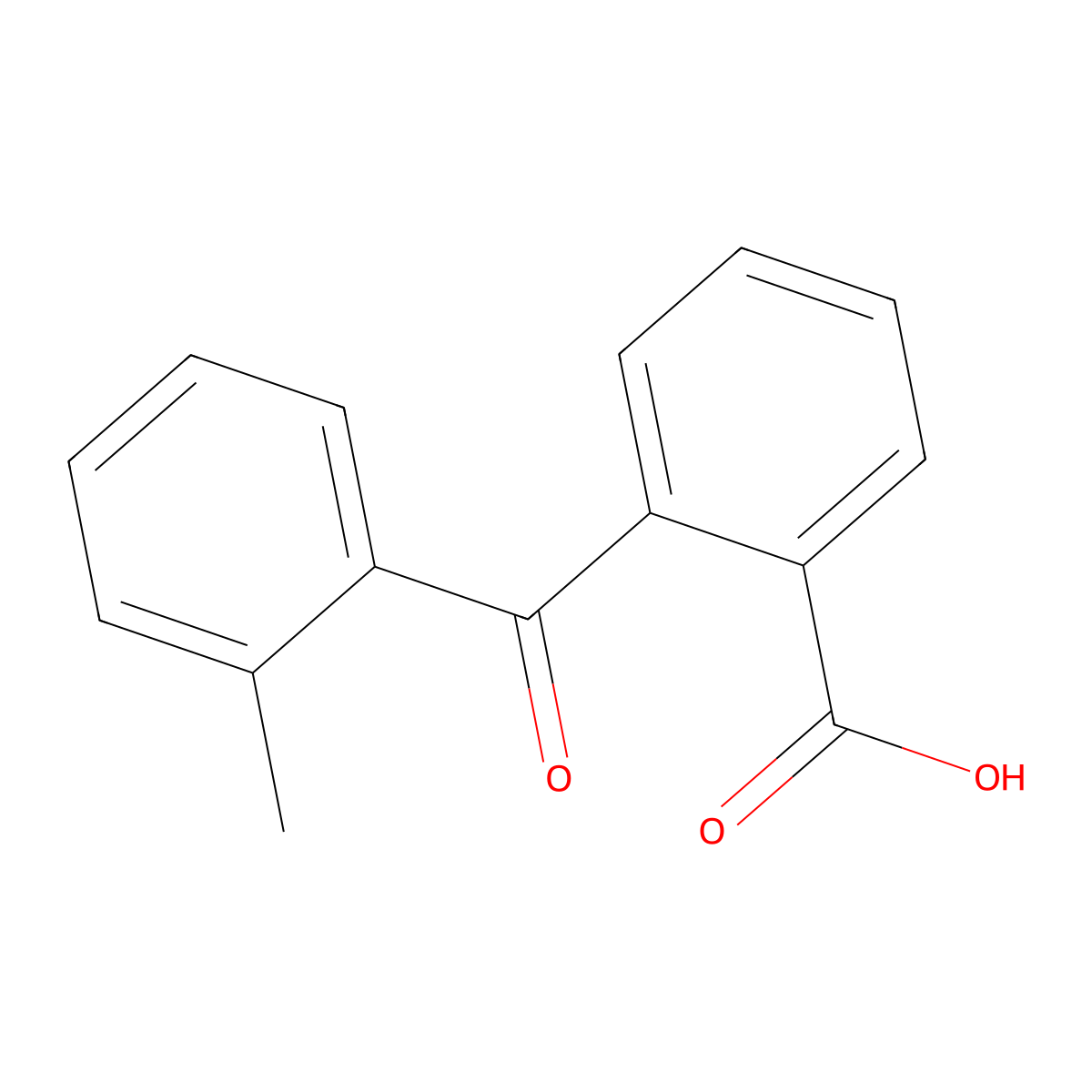 2-(2-Methylbenzoyl)benzoic acid molecular structure, CAS 5469-51-2