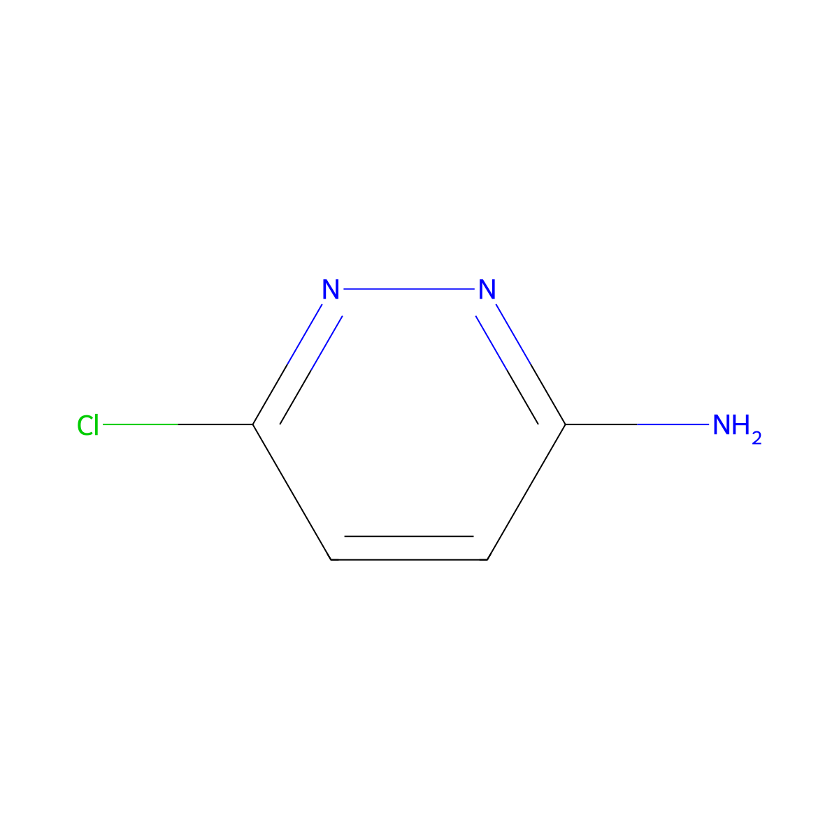 6-Amino-3-chloropyridazine molecular structure, CAS 5469-69-2