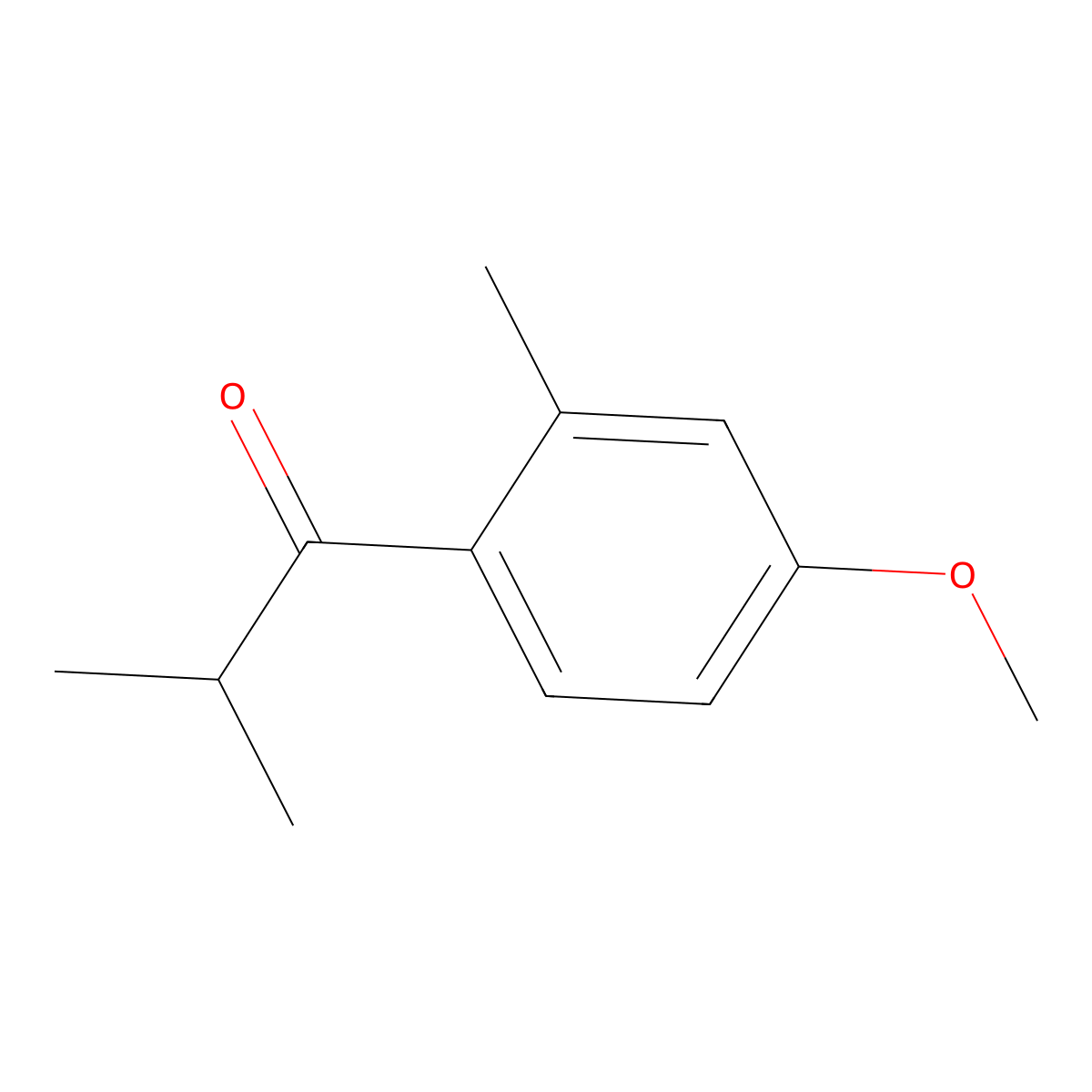 2,2'-Dimethyl-4'-methoxypropiophenone molecular structure, CAS 54696-07-0