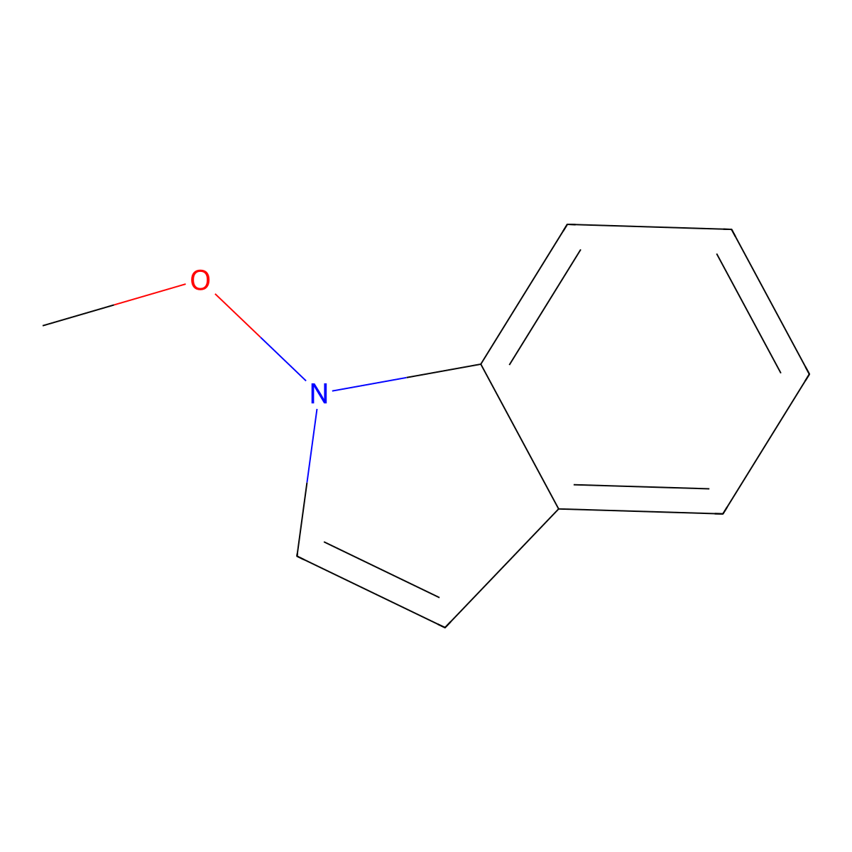 1-Methoxyindole molecular structure, CAS 54698-11-2