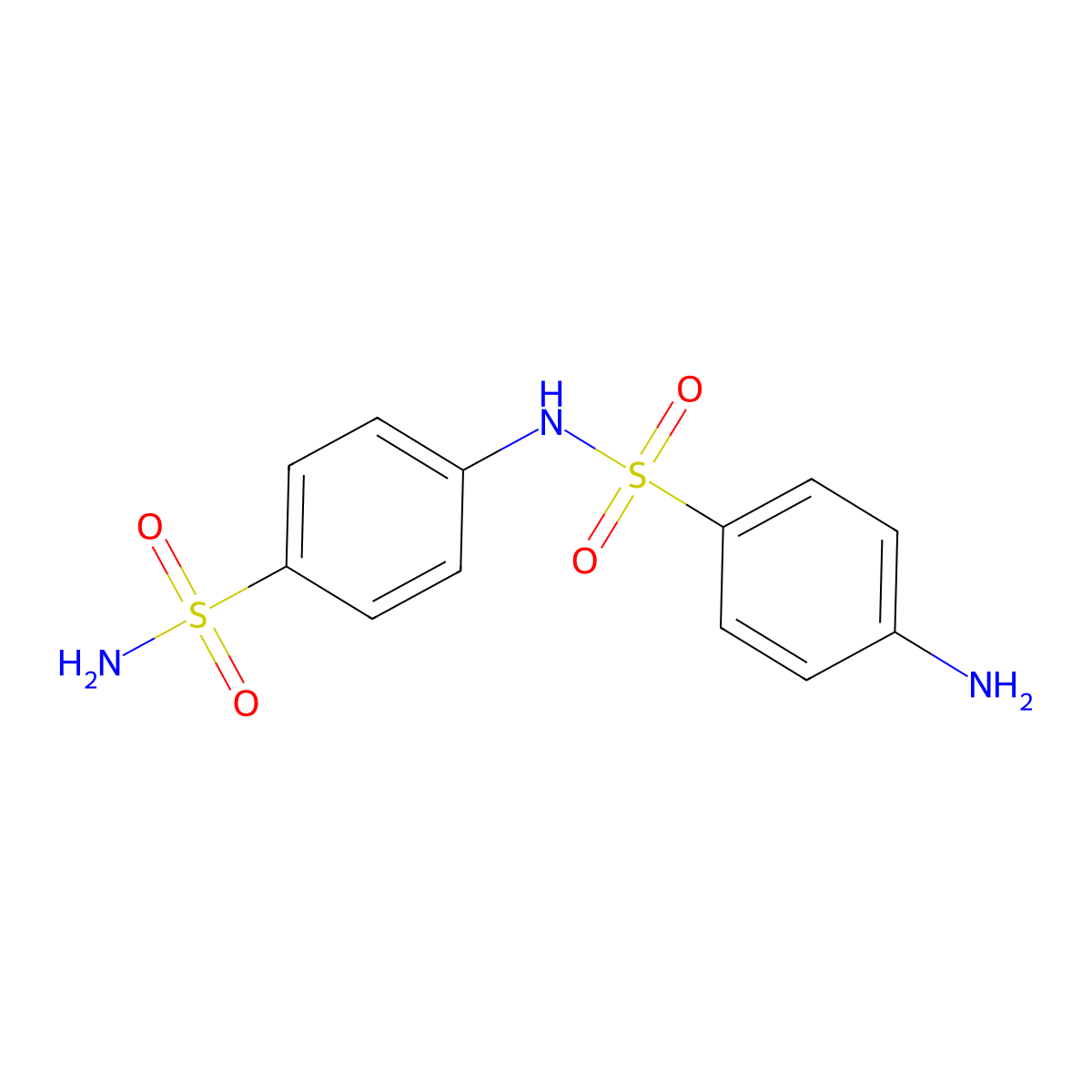 Disulphane molecular structure, CAS 547-52-4