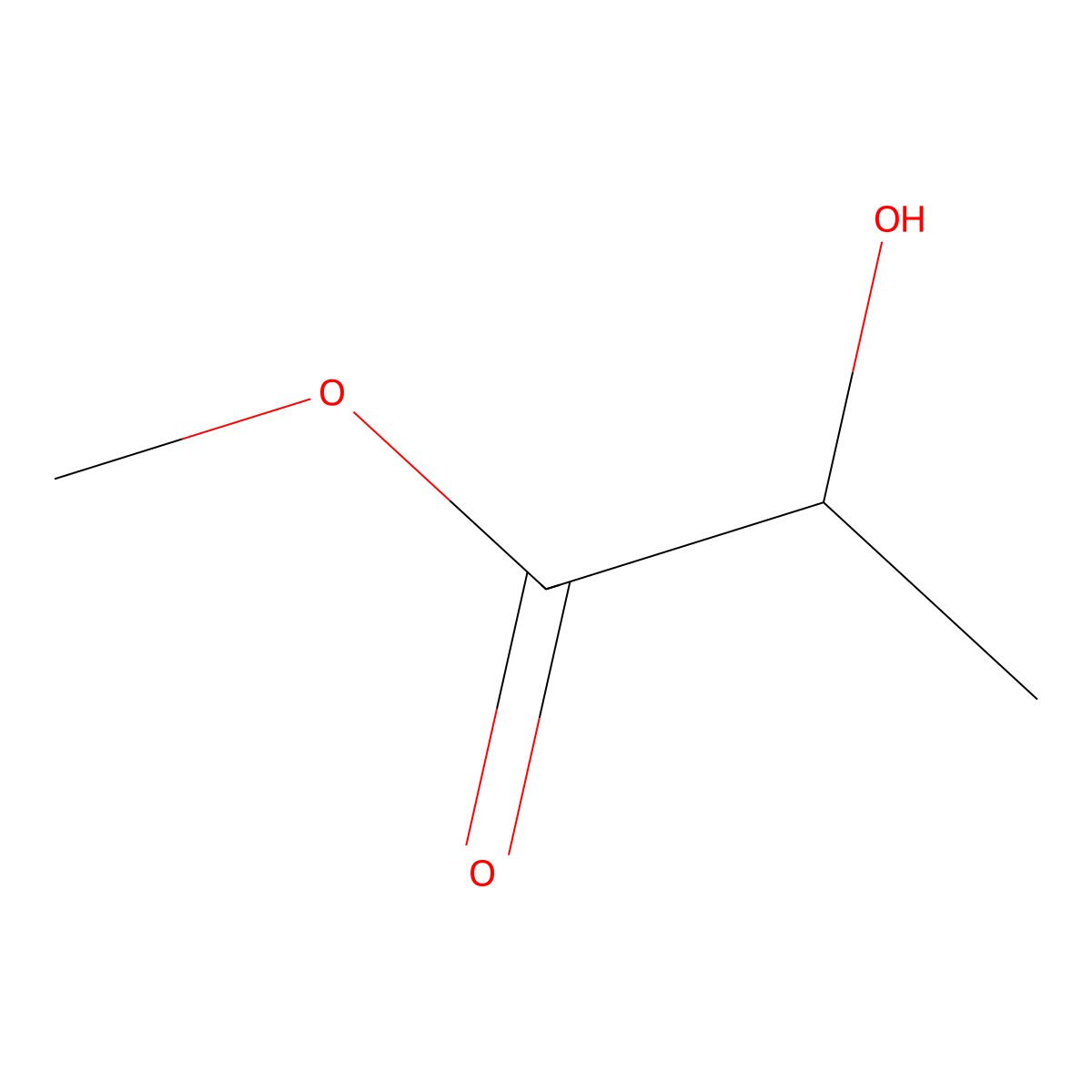 Methyl Lactate molecular structure, CAS 547-64-8