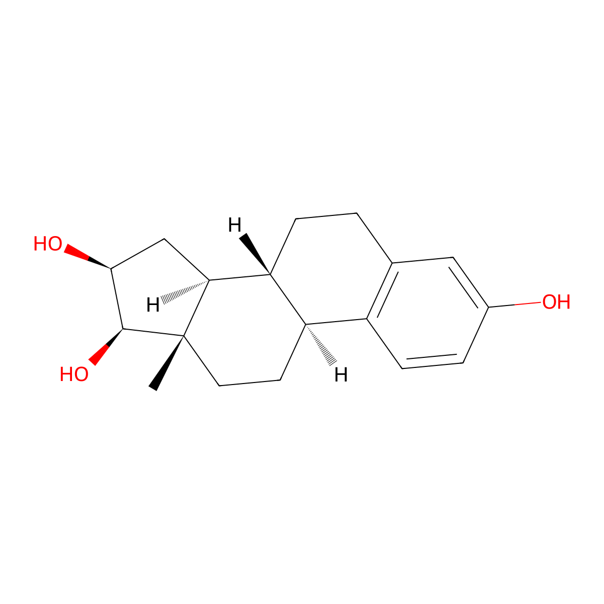 16-Epiestriol molecular structure, CAS 547-81-9