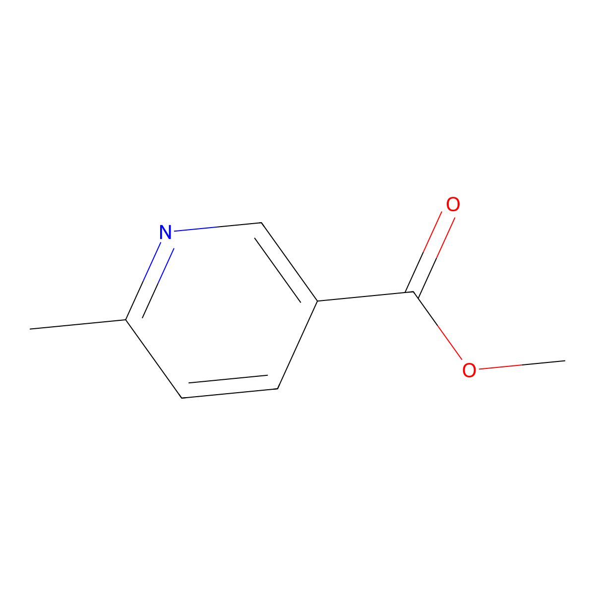 Methyl 6-methylnicotinate molecular structure, CAS 5470-70-2