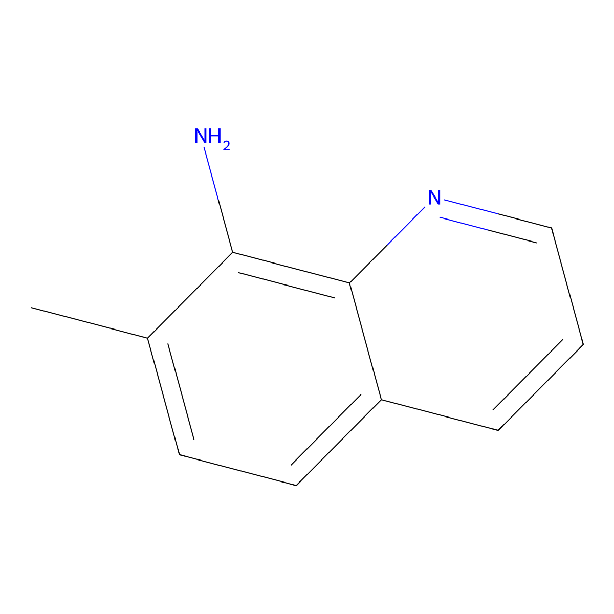 8-Quinolinamine, 7-methyl- molecular structure, CAS 5470-82-6