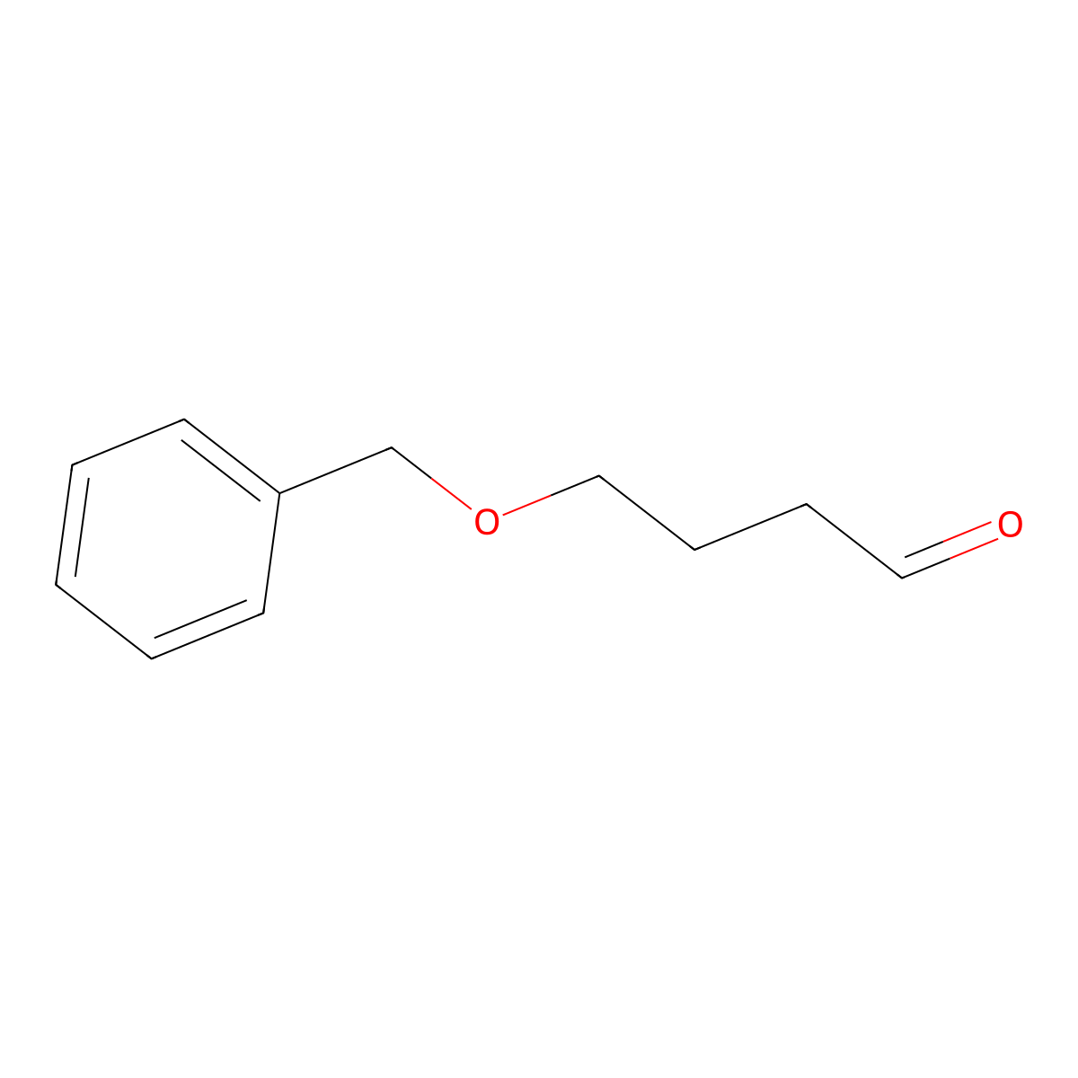 4-Benzyloxybutanal molecular structure, CAS 5470-84-8