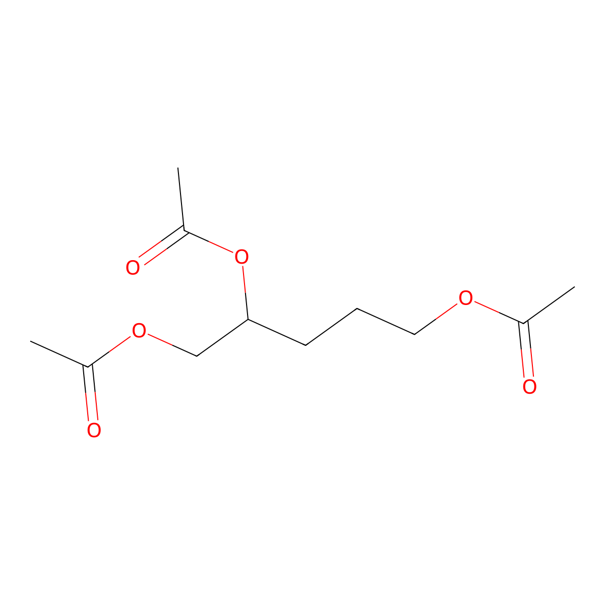 4,5-Diacetyloxypentyl acetate molecular structure, CAS 5470-86-0