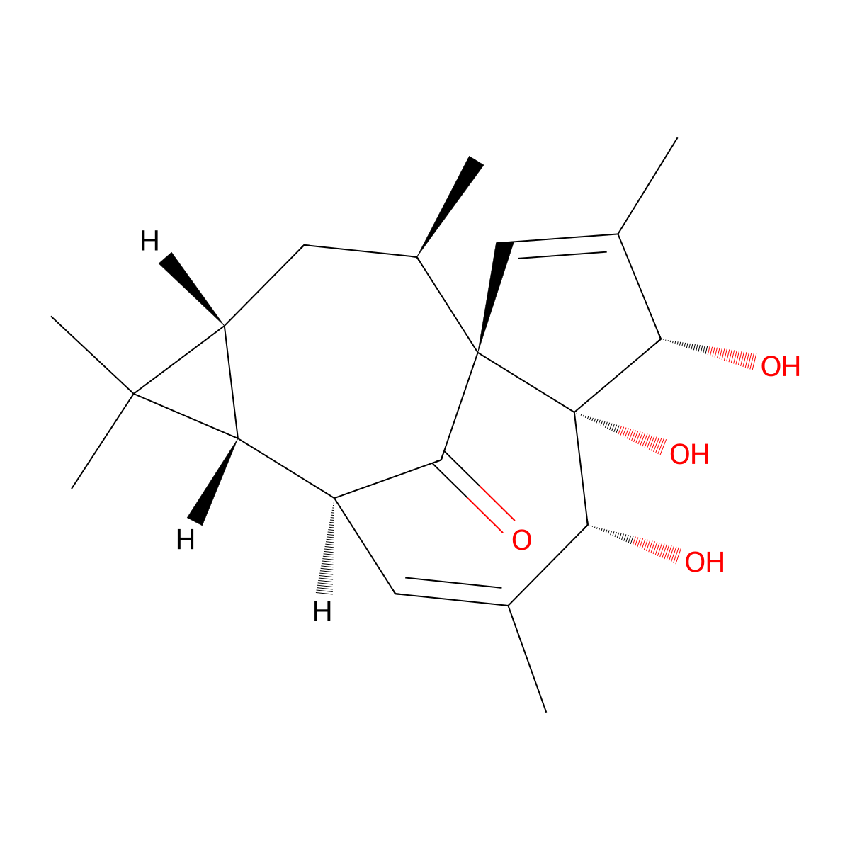 20-Deoxyingenol molecular structure, CAS 54706-99-9