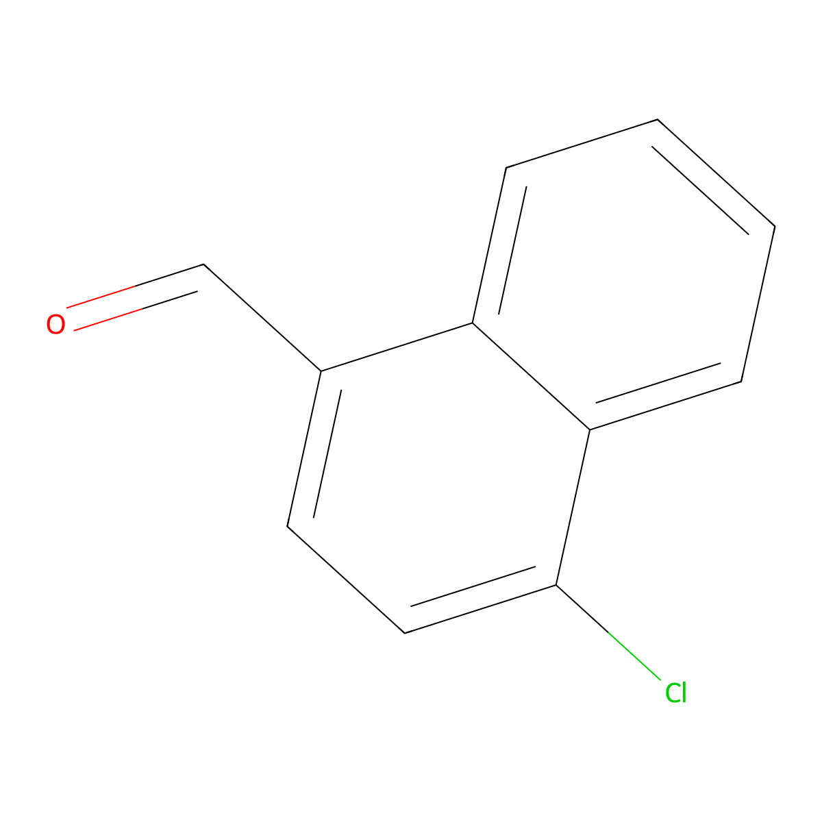 4-Chloronaphthalene-1-carbaldehyde molecular structure, CAS 5471-26-1
