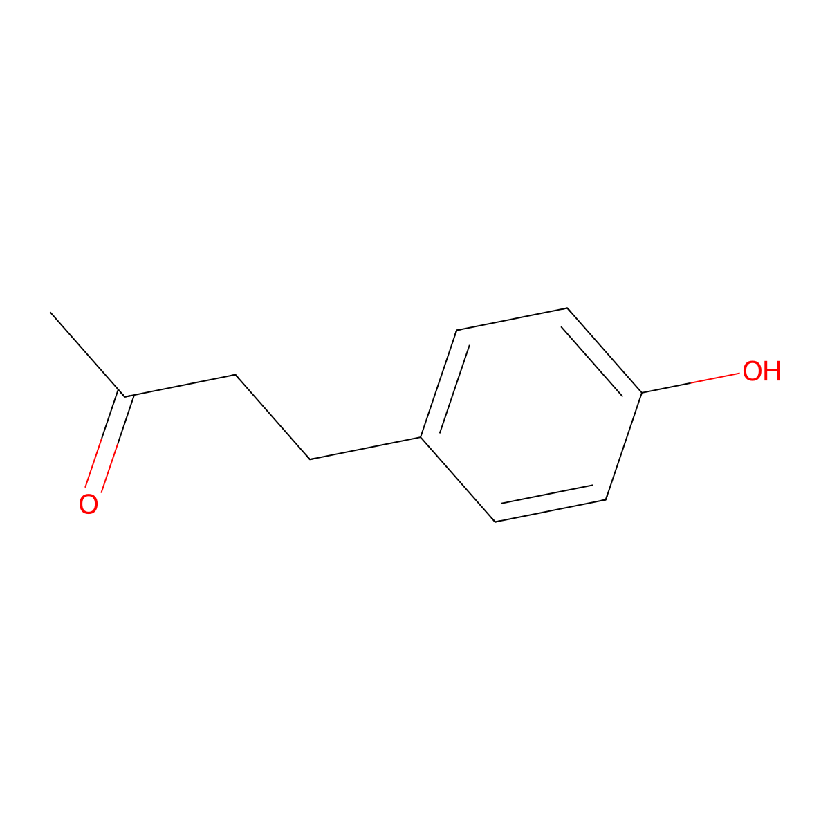 4-(4'-Hydroxyphenyl)-2-butanone molecular structure, CAS 5471-51-2