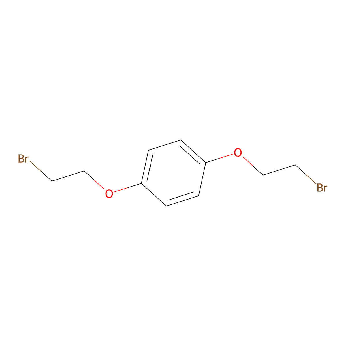 1,4-Bis(2-bromoethoxy)benzene molecular structure, CAS 5471-84-1
