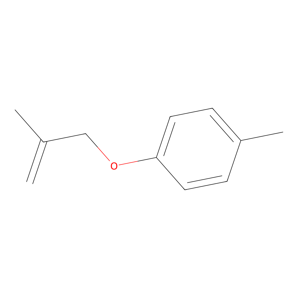 1-Methyl-4-[(2-methylprop-2-en-1-yl)oxy]benzene molecular structure, CAS 5471-86-3