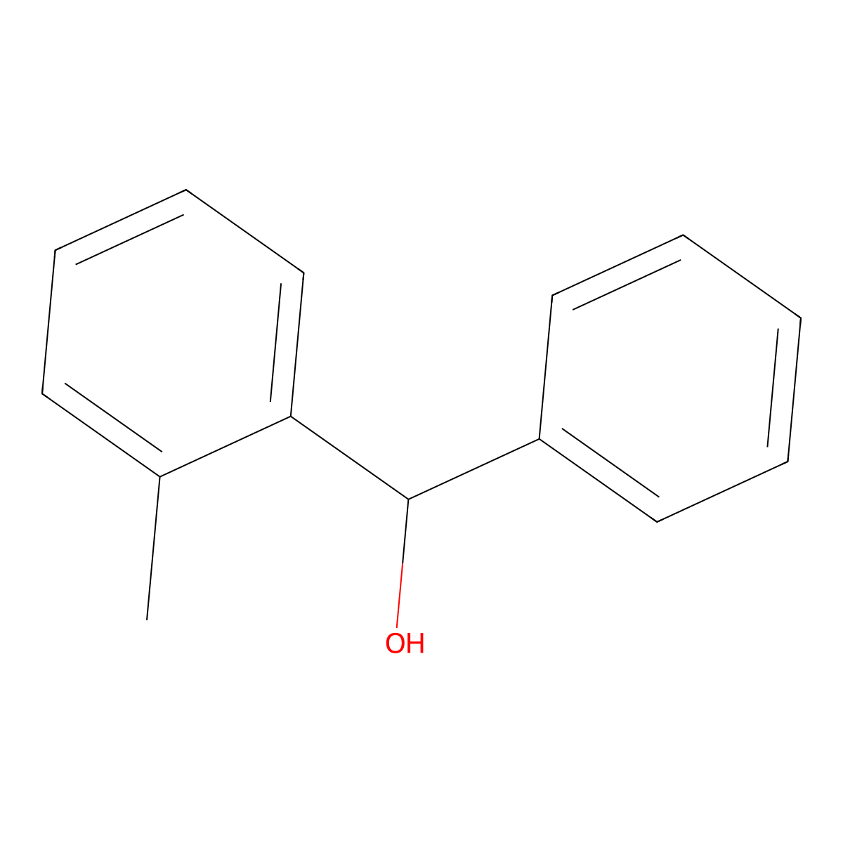 2-Methylbenzhydrol molecular structure, CAS 5472-13-9