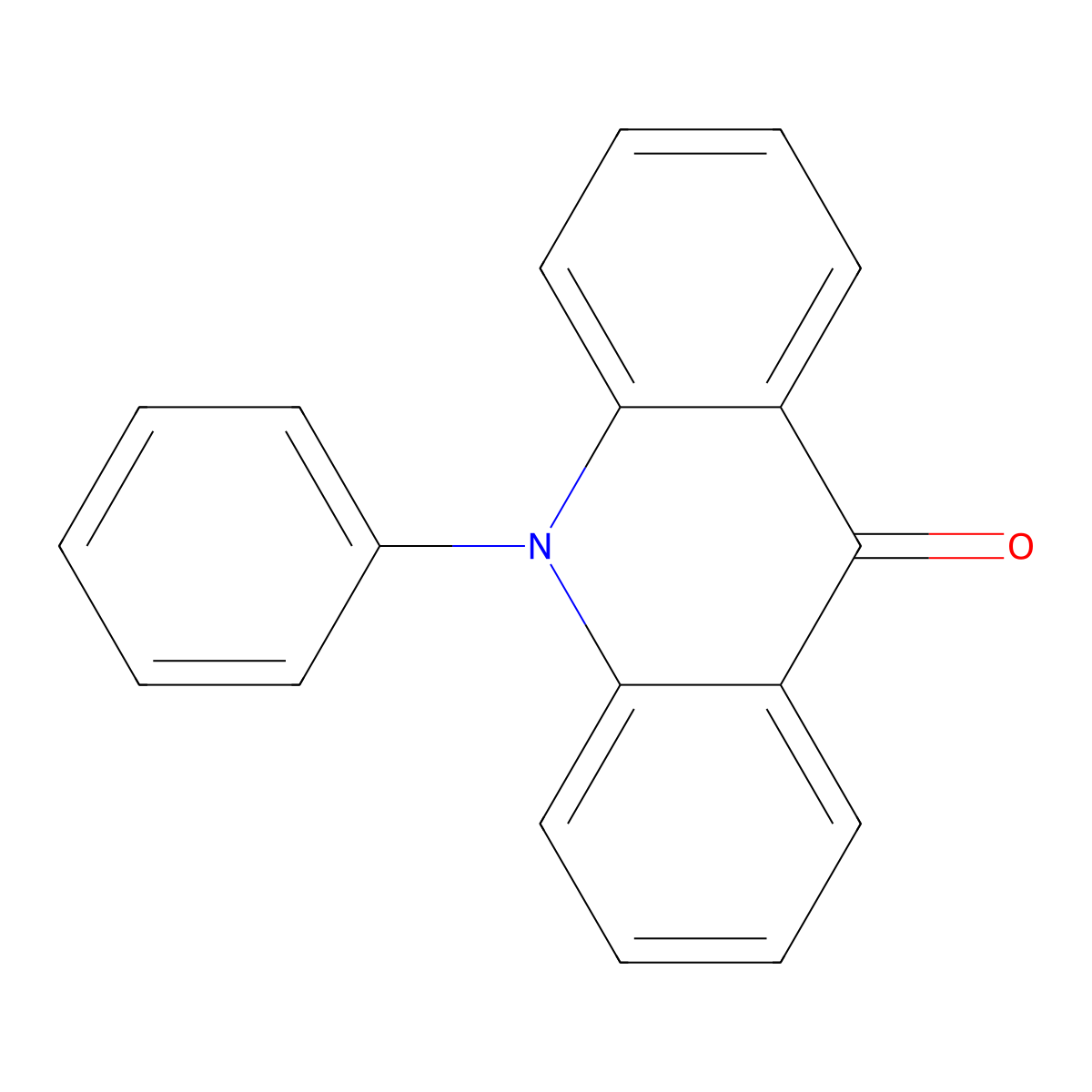 10-Phenyl-9(10H)-acridone molecular structure, CAS 5472-23-1