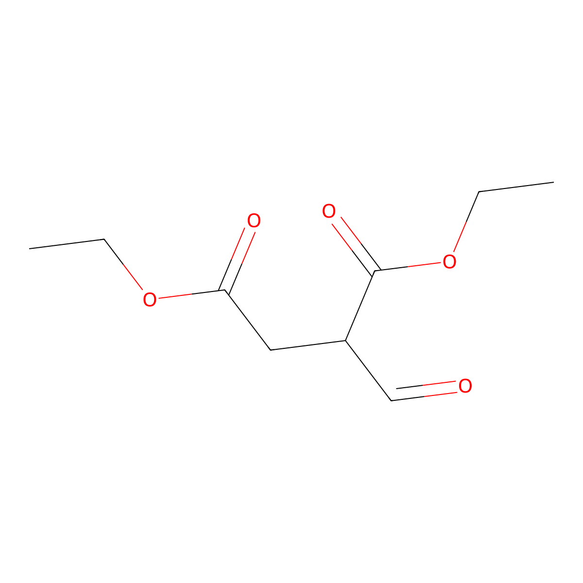1,4-Diethyl 2-formylbutanedioate molecular structure, CAS 5472-38-8