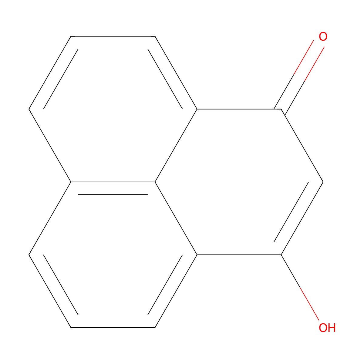 3-Hydroxy-1H-phenalen-1-one molecular structure, CAS 5472-84-4