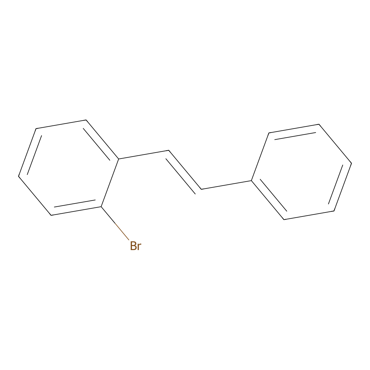 1-Bromo-2-(2-phenylethenyl)benzene molecular structure, CAS 54737-45-0