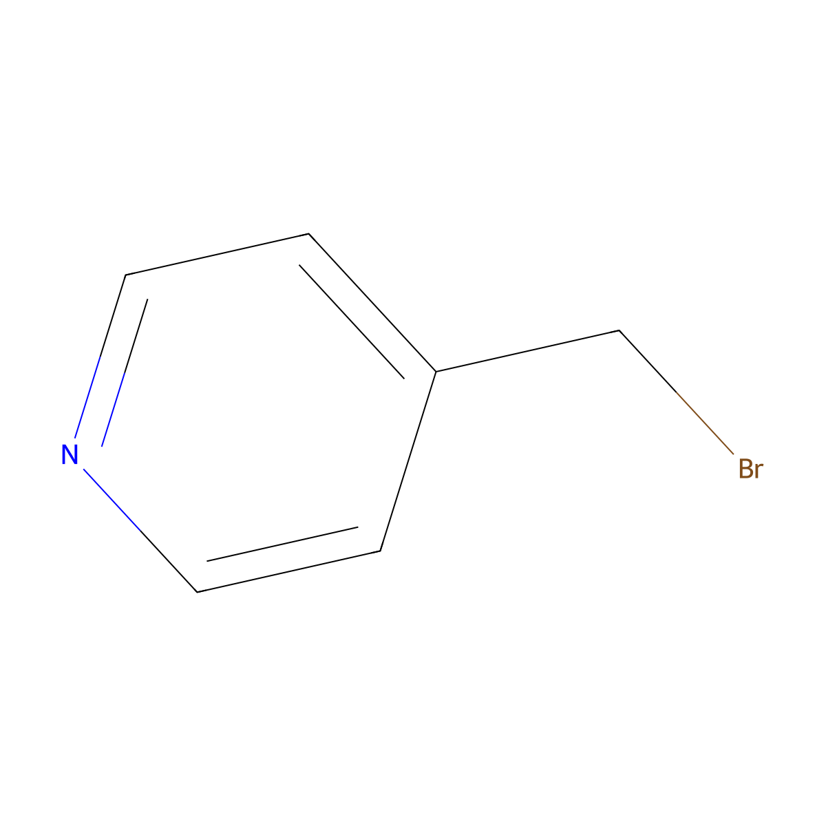 4-(Bromomethyl)pyridine molecular structure, CAS 54751-01-8