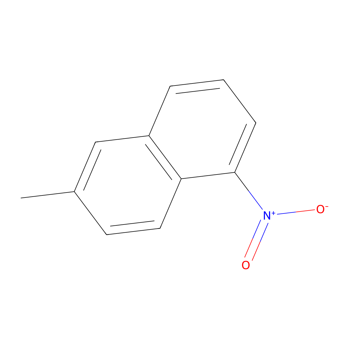 6-Methyl-1-nitronaphthalene molecular structure, CAS 54755-20-3