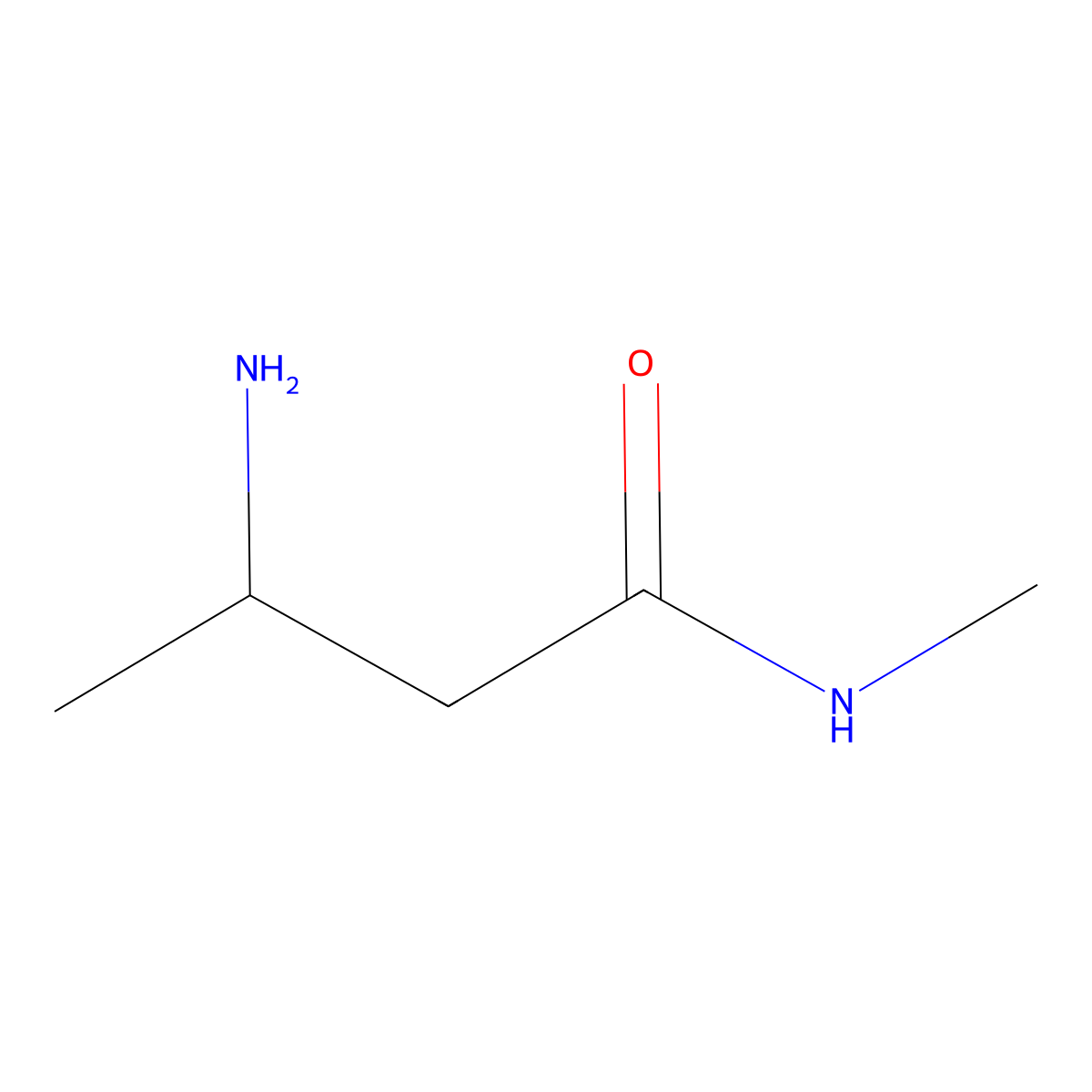 3-Amino-N-methylbutanamide molecular structure, CAS 54758-64-4
