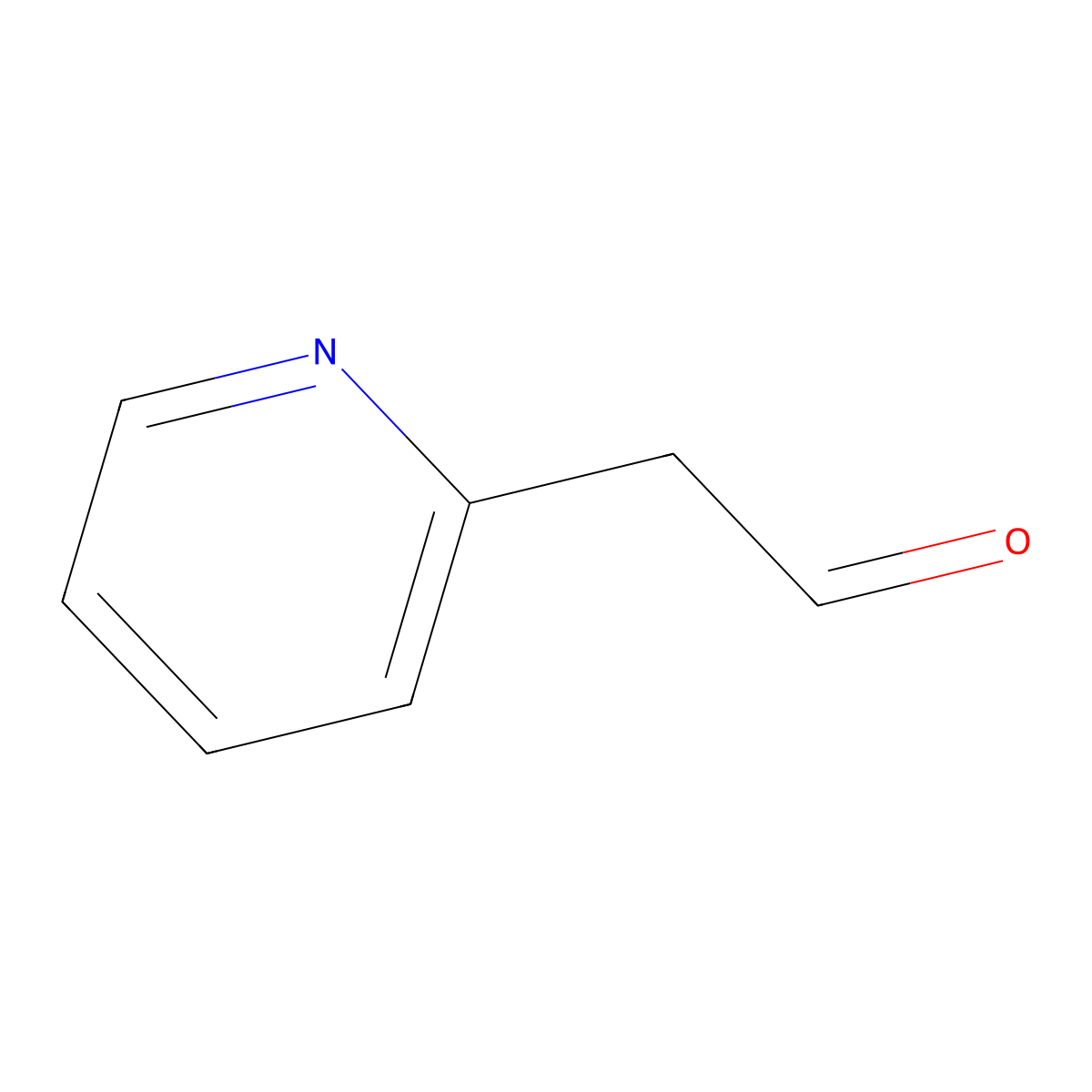 2-(Pyridin-2-YL)acetaldehyde molecular structure, CAS 54765-14-9