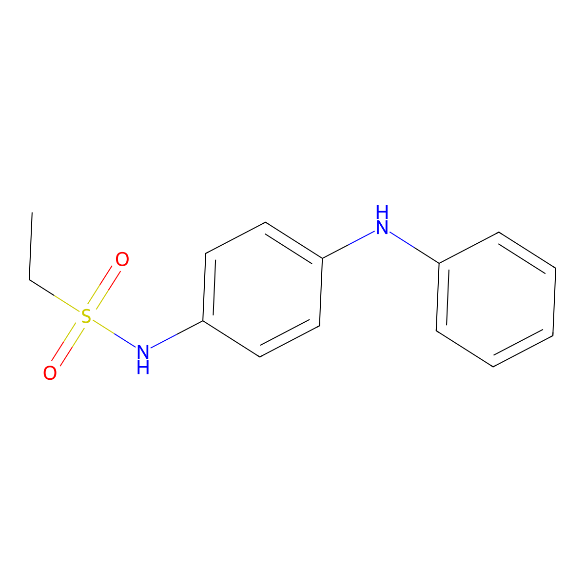 N-(4-anilinophenyl)ethanesulfonamide molecular structure, CAS 547697-19-8