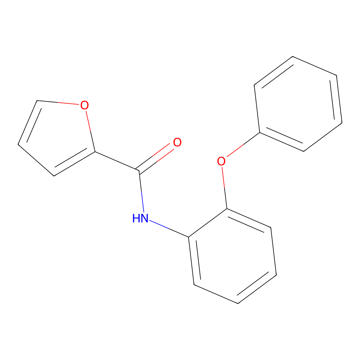 N-(2-phenoxyphenyl)furan-2-carboxamide molecular structure, CAS 547706-79-6