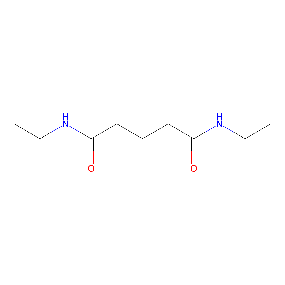 N,N'-di(propan-2-yl)pentanediamide molecular structure, CAS 547712-11-8