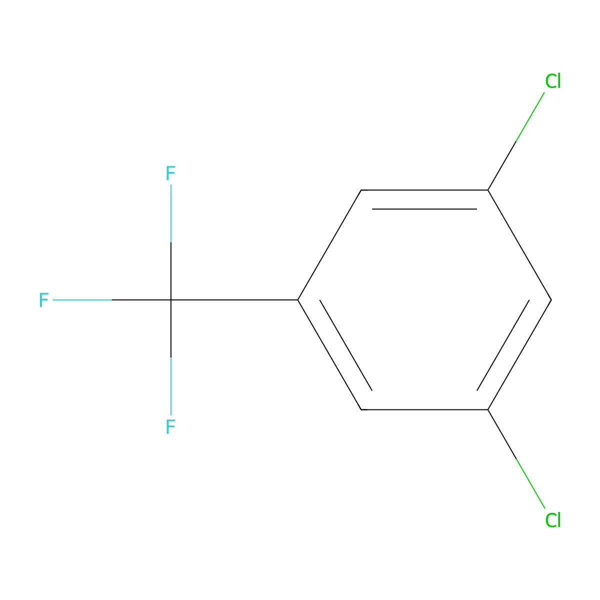 1,3-Dichloro-5-(trifluoromethyl)benzene molecular structure, CAS 54773-20-5