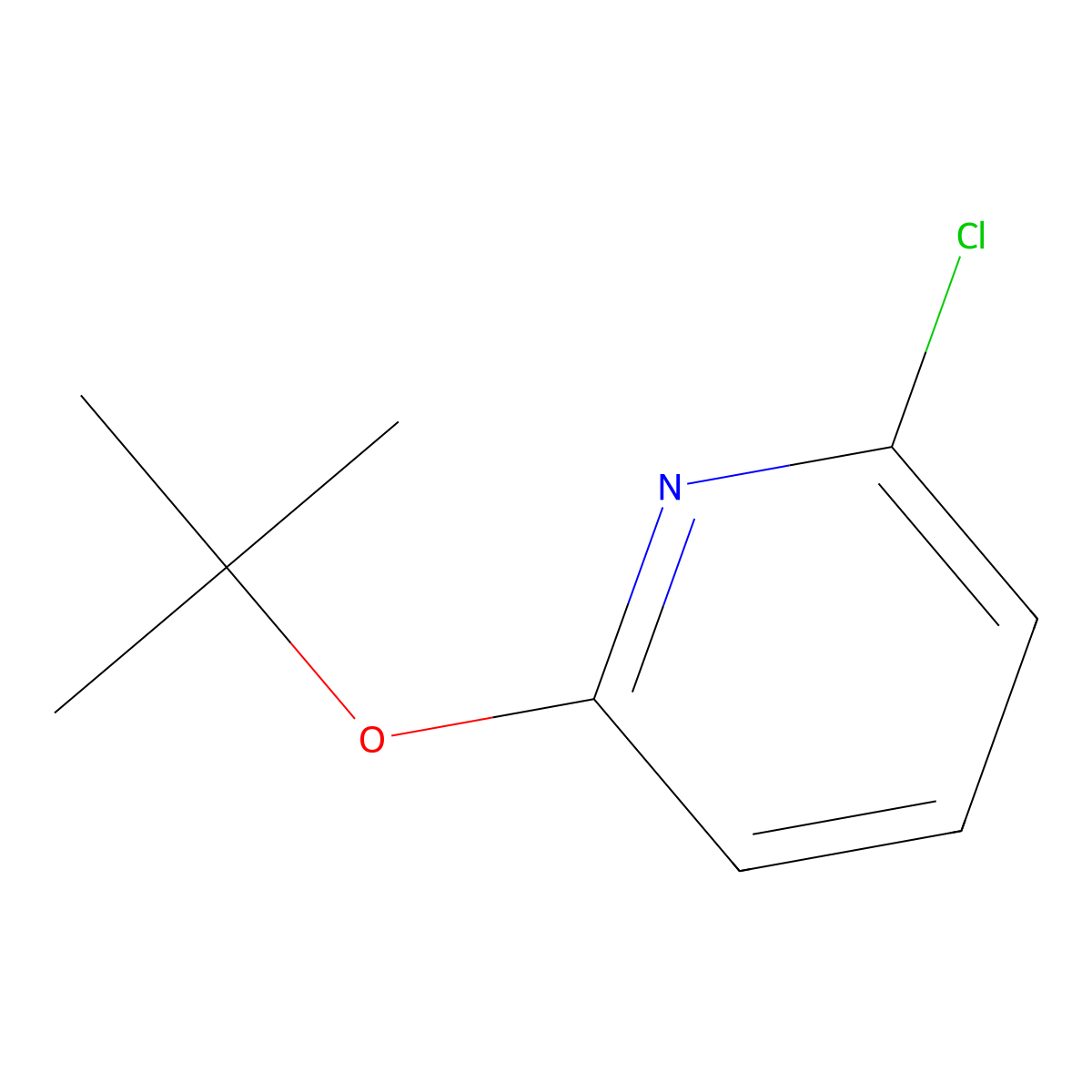 2-tert-Butoxy-6-chloropyridine molecular structure, CAS 547740-43-2