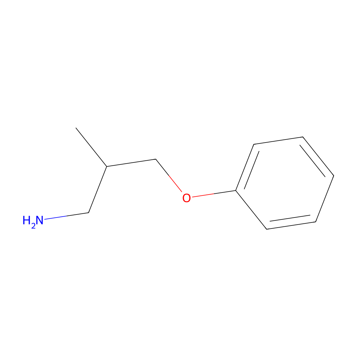 2-Methyl-3-phenoxypropan-1-amine molecular structure, CAS 547751-96-2