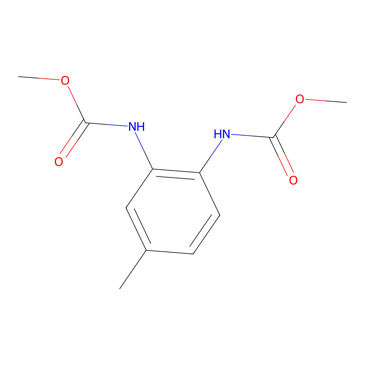 methyl N-[2-(methoxycarbonylamino)-4-methylphenyl]carbamate molecular structure, CAS 547760-26-9