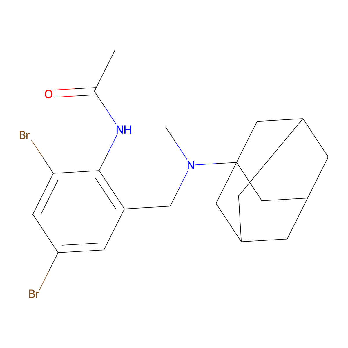 Adamexine molecular structure, CAS 54785-02-3