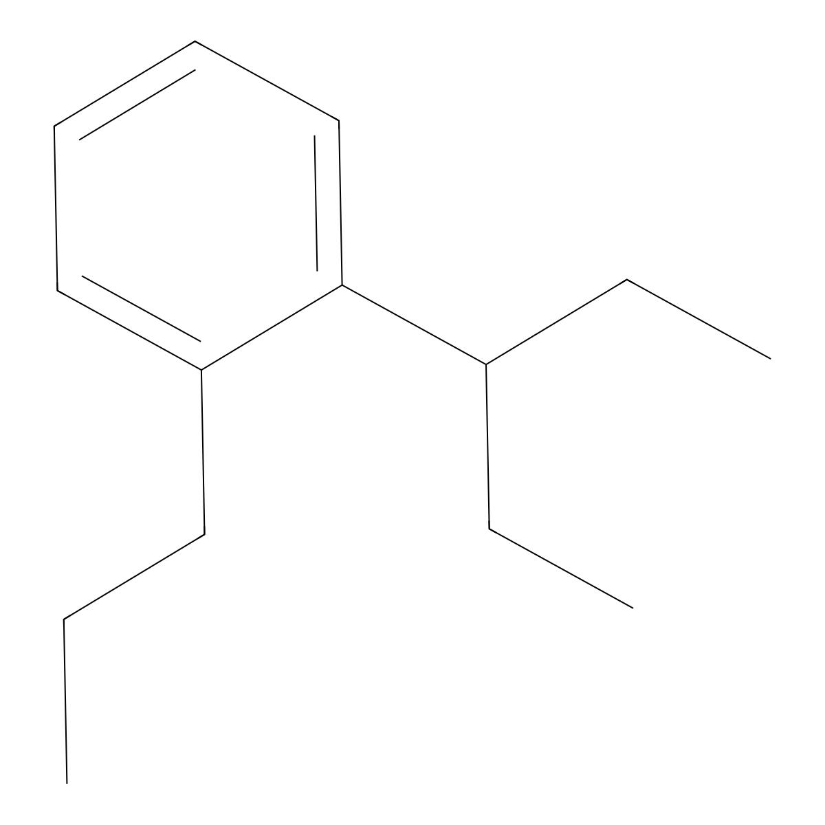 1-(1-Ethylpropyl)-2-propylbenzene molecular structure, CAS 54789-15-0