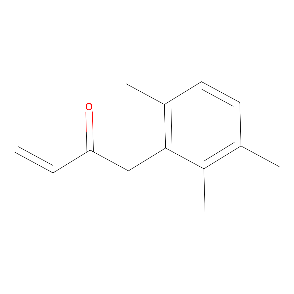1-(2,3,6-Trimethylphenyl)-3-buten-2-one molecular structure, CAS 54789-45-6