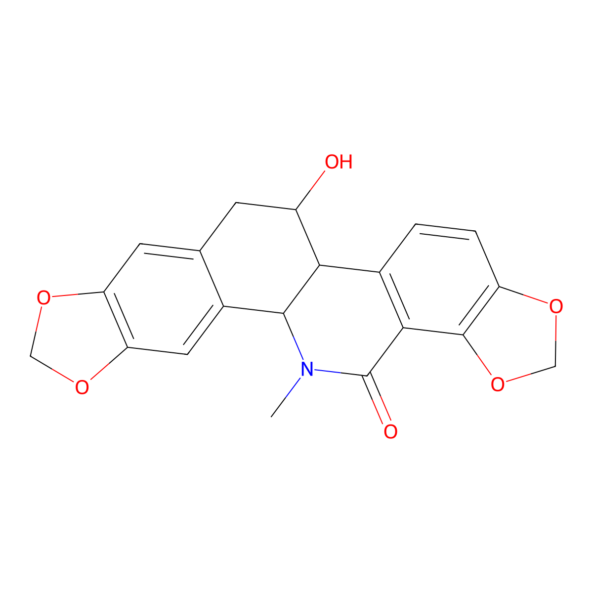 6-Oxochelidonine molecular structure, CAS 548-10-7